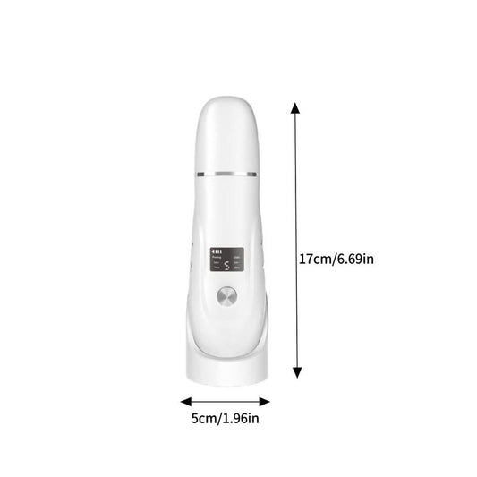 Ultrasonic Skin Scrubber, Rechargeable Scrubber with LCD Display, Facial Skin Care Tool for Deep Cleansing, Personal Care Appliances